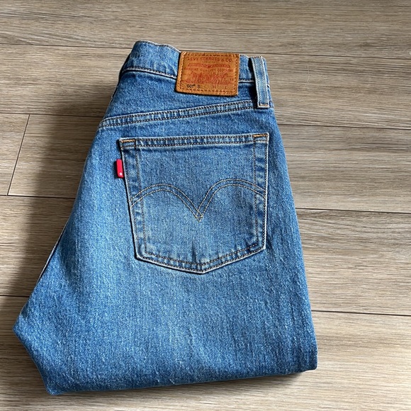 LEVI’s 501 Ankle Jeans Size 26 (L28”), Medium Wash - Picture 5 of 11